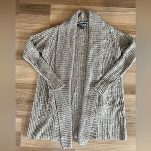 Barefoot Dreams Cozychic Lite Circle Cardigan XS Womens Gray